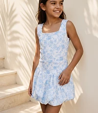 GB Big Girls Active Floral Print Sunday Bubble Dress