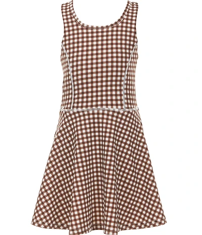 GB Big Girls Active Gingham Print Tennis Dress