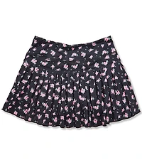 GB Big Girls Active Mini Floral Print Pleated Tennis Skirt