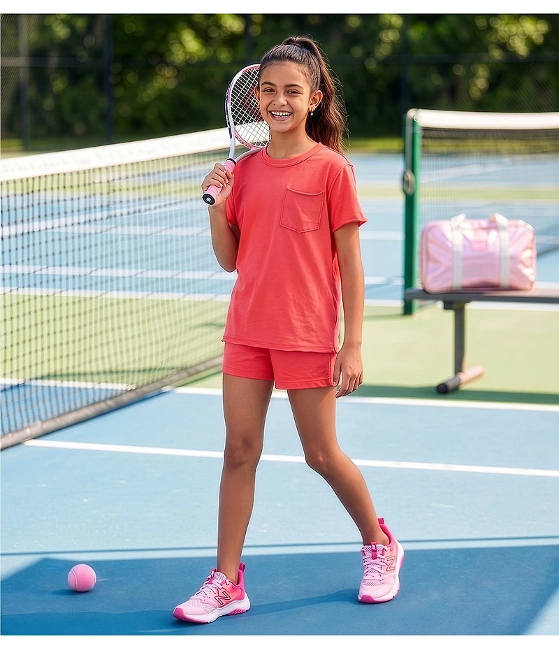 GB Big Girls Americana Mid-Rise Cotton Shorts