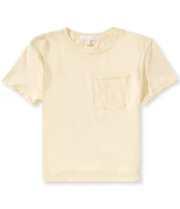 GB Big Girls Americana Short Sleeve Cotton Patch Pocket Tee