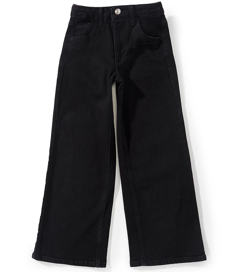 GB Big Girls Black Wide Leg Jeans