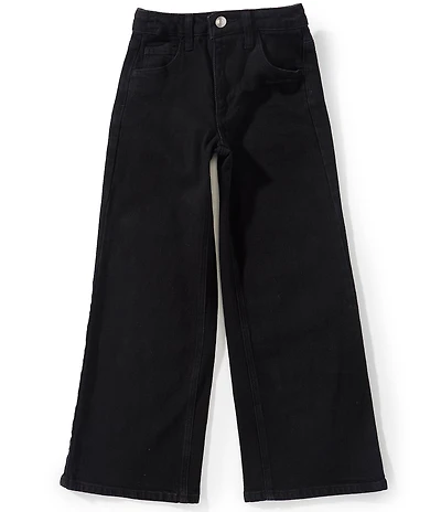 GB Big Girls Black Wide Leg Jeans