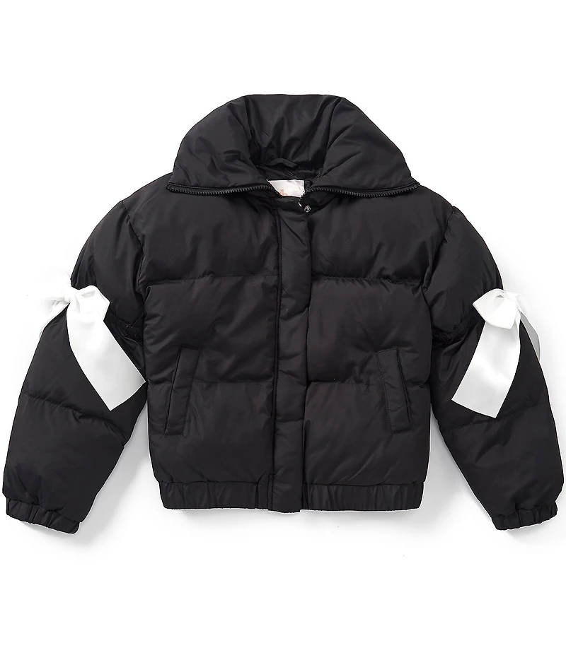 GB Big Girls Bow Detail Puffer Jacket