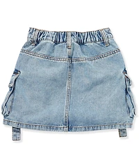 GB Big Girls Cargo Denim Mini Skirt