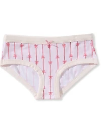 GB Big Girls Stripe Bow Brief Cotton Panties