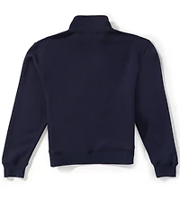 GB Big Girls Essential Quarter Zip Long Sleeve Pullover