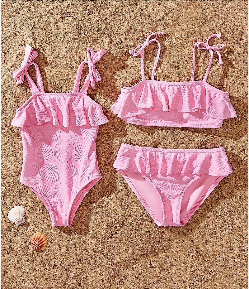 GB Big Girls Flounce Bralette 2-Piece Swimsuit