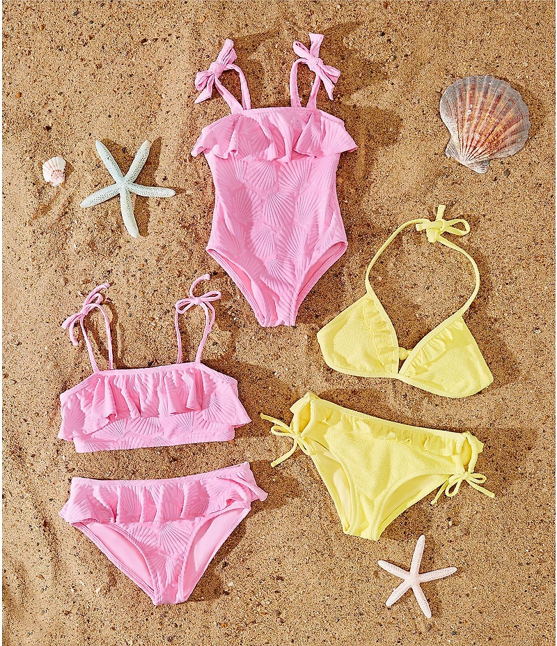 GB Big Girls Flounce Bralette 2-Piece Swimsuit