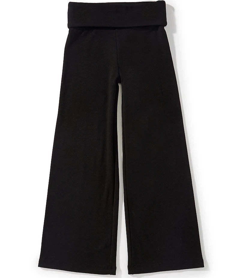 GB Big Girls Foldover Wide Leg Knit Pants