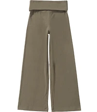 GB Big Girls Foldover Wide Leg Knit Pants