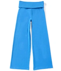 GB Big Girls Foldover Wide Leg Knit Pants