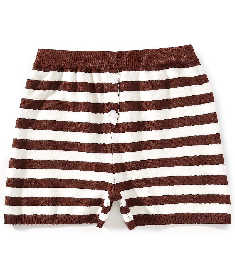 GB Big Girls High Rise Striped Shorts