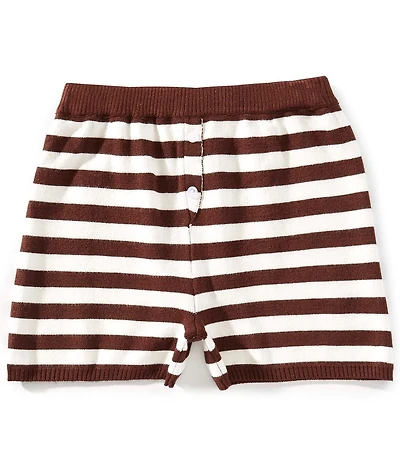 GB Big Girls High Rise Striped Shorts