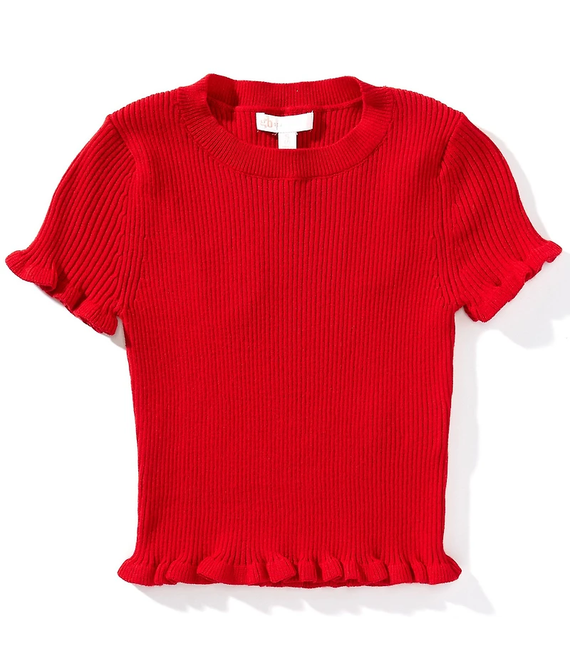 GB Big Girls Knit Short Sleeve Sweater