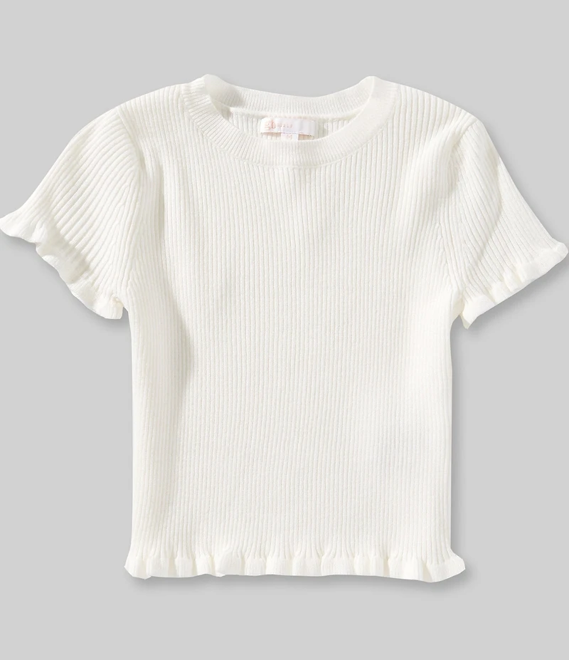 GB Big Girls Knit Short Sleeve Sweater