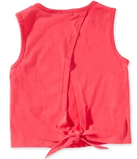 GB Big Girls Knit Tie Back Tank