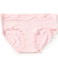GB Big Girls Lace Trim Micro Brush Girl Short Panties