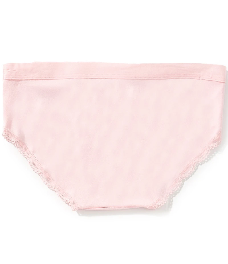 GB Big Girls Lace Trim Micro Brush Girl Short Panties