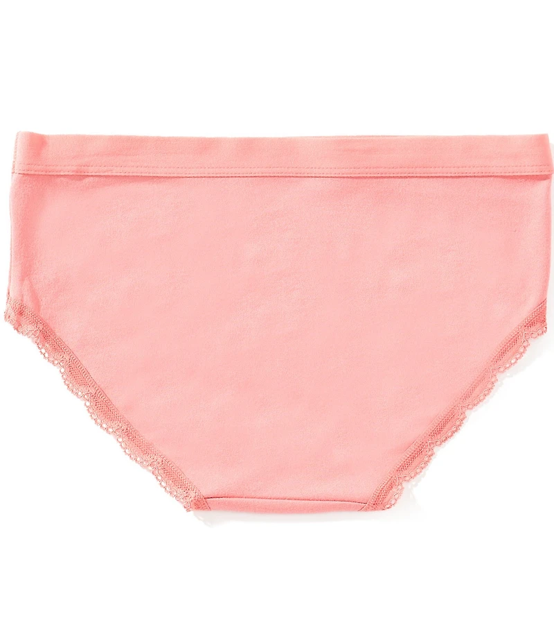 GB Big Girls Lace Trim Micro Brush Girl Short Panties