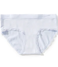 GB Big Girls Lace Trim Micro Brush Girl Short Panties