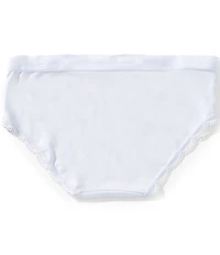 GB Big Girls Lace Trim Micro Brush Girl Short Panties