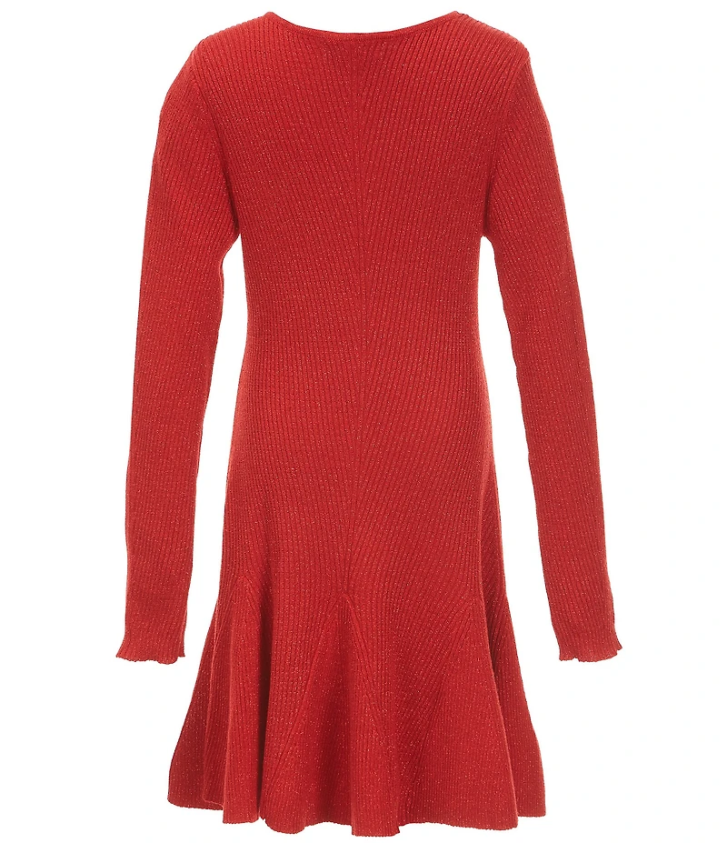 GB Big Girls Lurex Sweater Dress