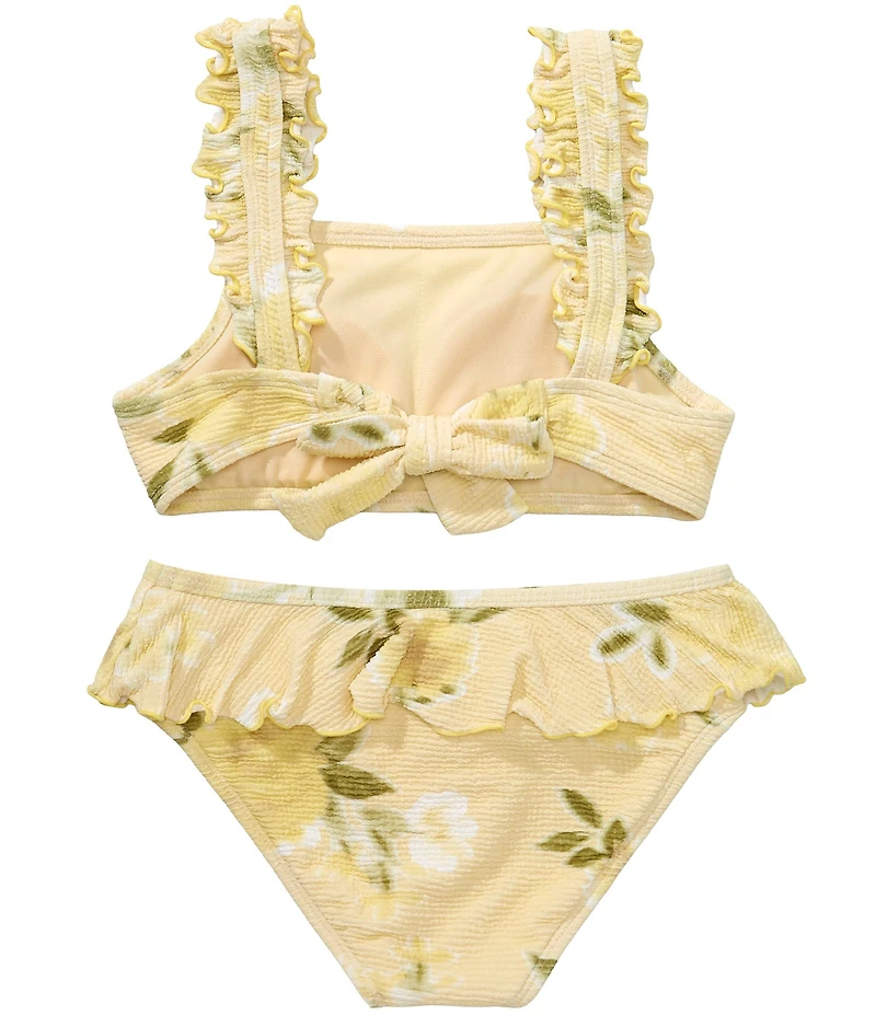 GB Big Girls Merrow Edge Ruffle Two Piece