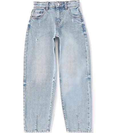 GB Big Girls Mid Rise Barrel Jeans