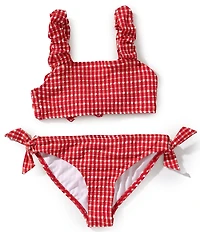 GB Big Girls Scrunch Bungee Strap 2-Piece Swimsuit