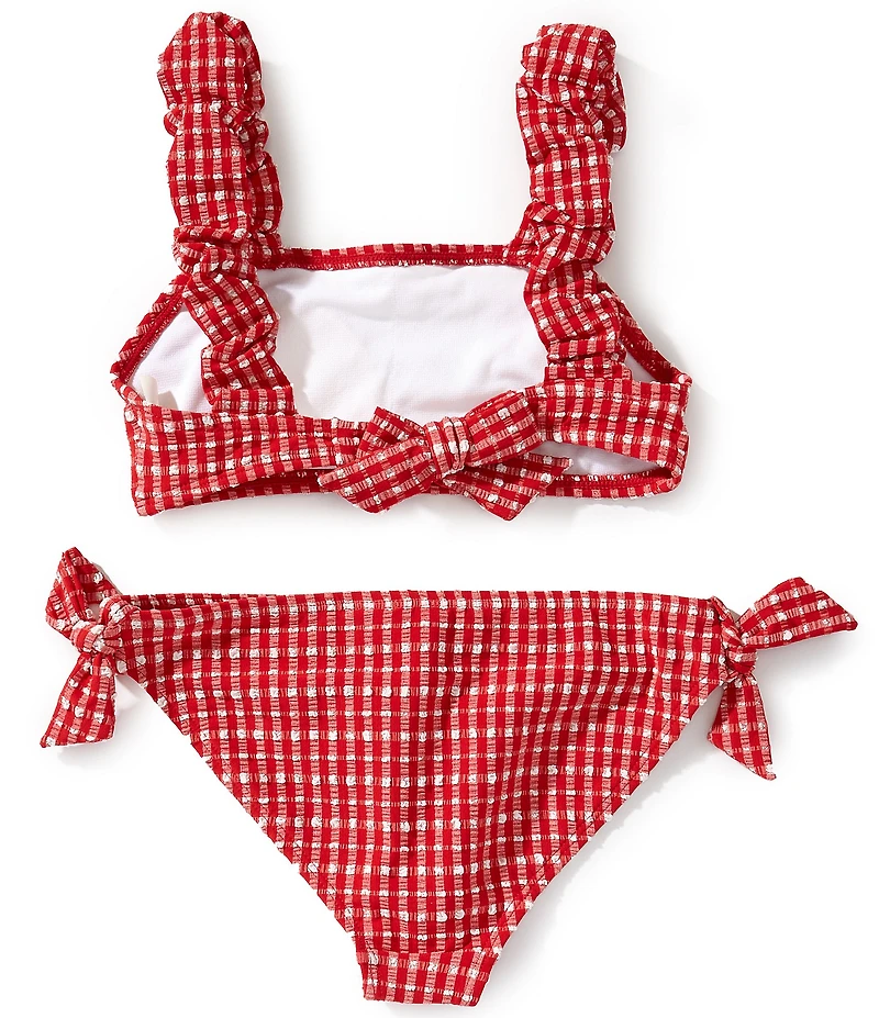 GB Big Girls Scrunch Bungee Strap 2-Piece Swimsuit
