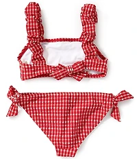 GB Big Girls Scrunch Bungee Strap 2-Piece Swimsuit
