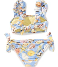 GB Big Girls Scrunch Bungee Strap 2-Piece Swimsuit