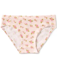 GB Big Girls Seamfree Bonded Floral Print Bikini Panties