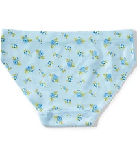 GB Big Girls Seamfree Bonded Floral Print Bikini Panties