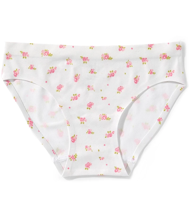GB Big Girls Seamfree Bonded Floral Print Bikini Panties