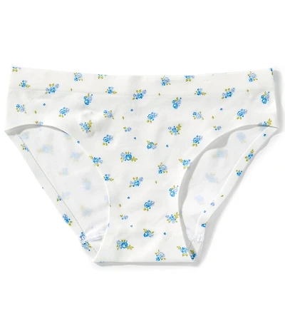 GB Big Girls Seamfree Bonded Floral Print Bikini Panties