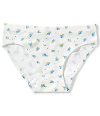 GB Big Girls Seamfree Bonded Floral Print Bikini Panties