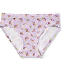 GB Big Girls Seamfree Bonded Floral Print Bikini Panties