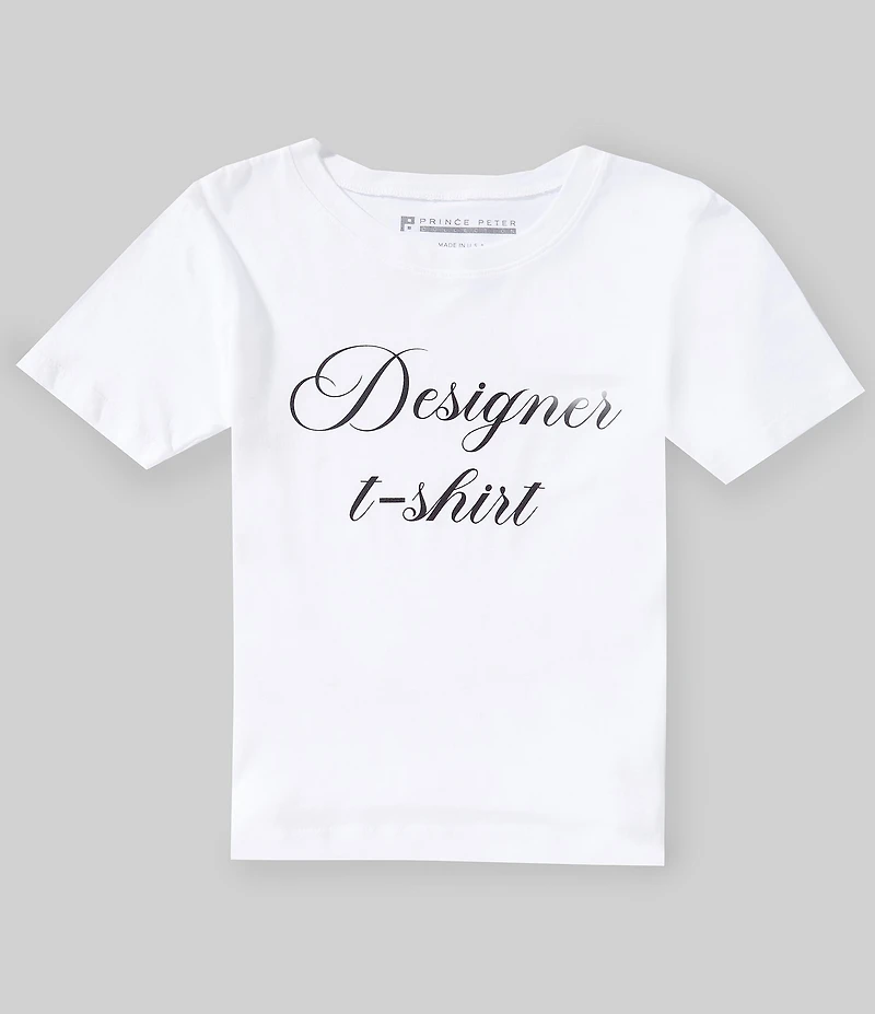GB Big Girls Short Sleeve Cotton Designer Tee