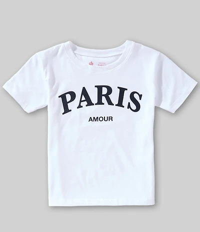GB Big Girls Short Sleeve Cotton Paris Tee