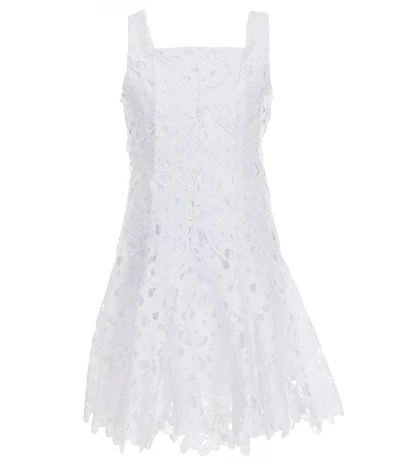 GB Big Girls Sleeveless Lace Applique Fit-and-Flare Dress