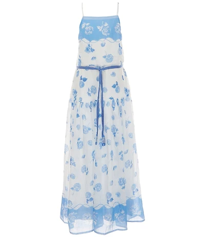 GB Big Girls Sleeveless Multi-Floral-Print Maxi Dress