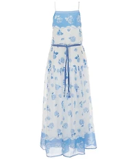 GB Big Girls Sleeveless Multi-Floral-Print Maxi Dress