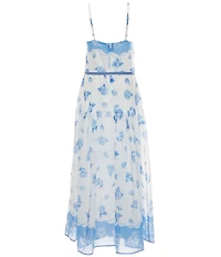 GB Big Girls Sleeveless Multi-Floral-Print Maxi Dress