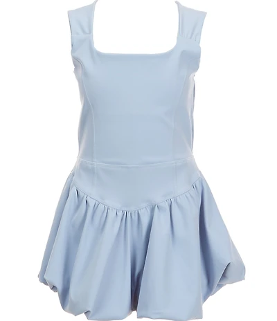 GB Big Girls Americana Active Solid Sunday Bubble Dress