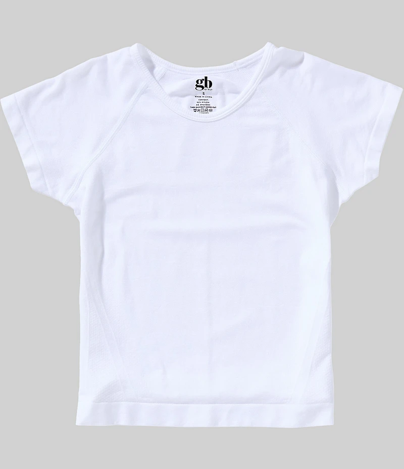 GB Big Girls Sporty Short Sleeve Compression T-Shirt