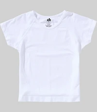 GB Big Girls Sporty Short Sleeve Compression T-Shirt