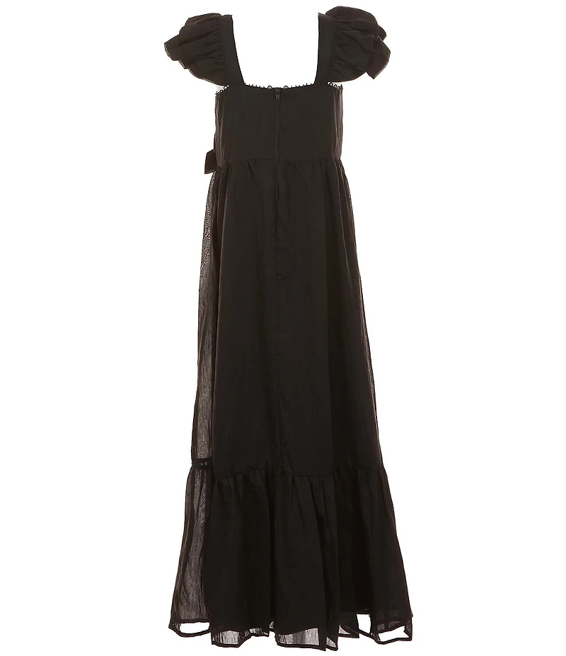 GB Big Girls Square Neck Maxi Dress
