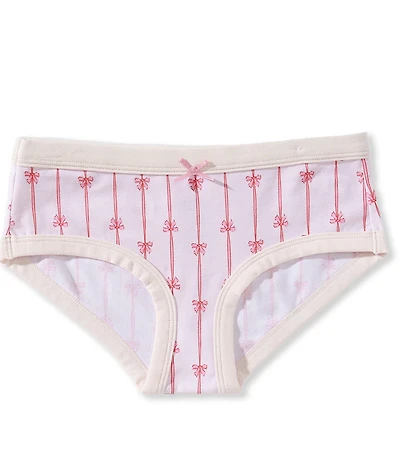 GB Big Girls Stripe Bow Brief Cotton Panties